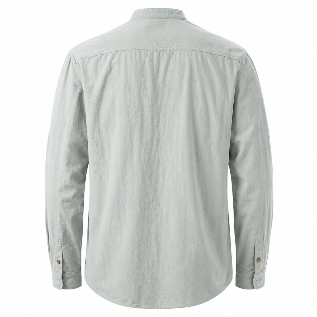 Kyoto - Men's Ultra Comfortable Band Collar Shirt