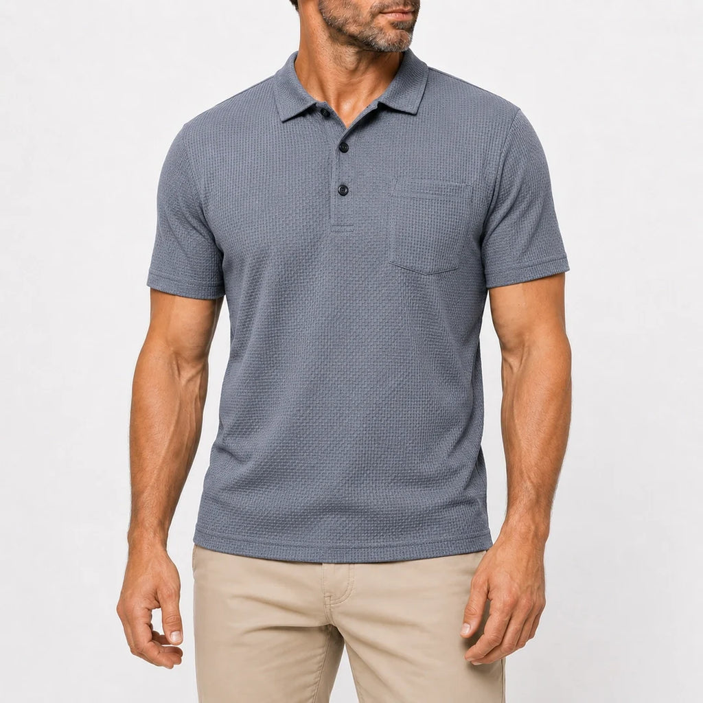 Capri - Men's Ultra Comfortable Pocket Polo Shirt
