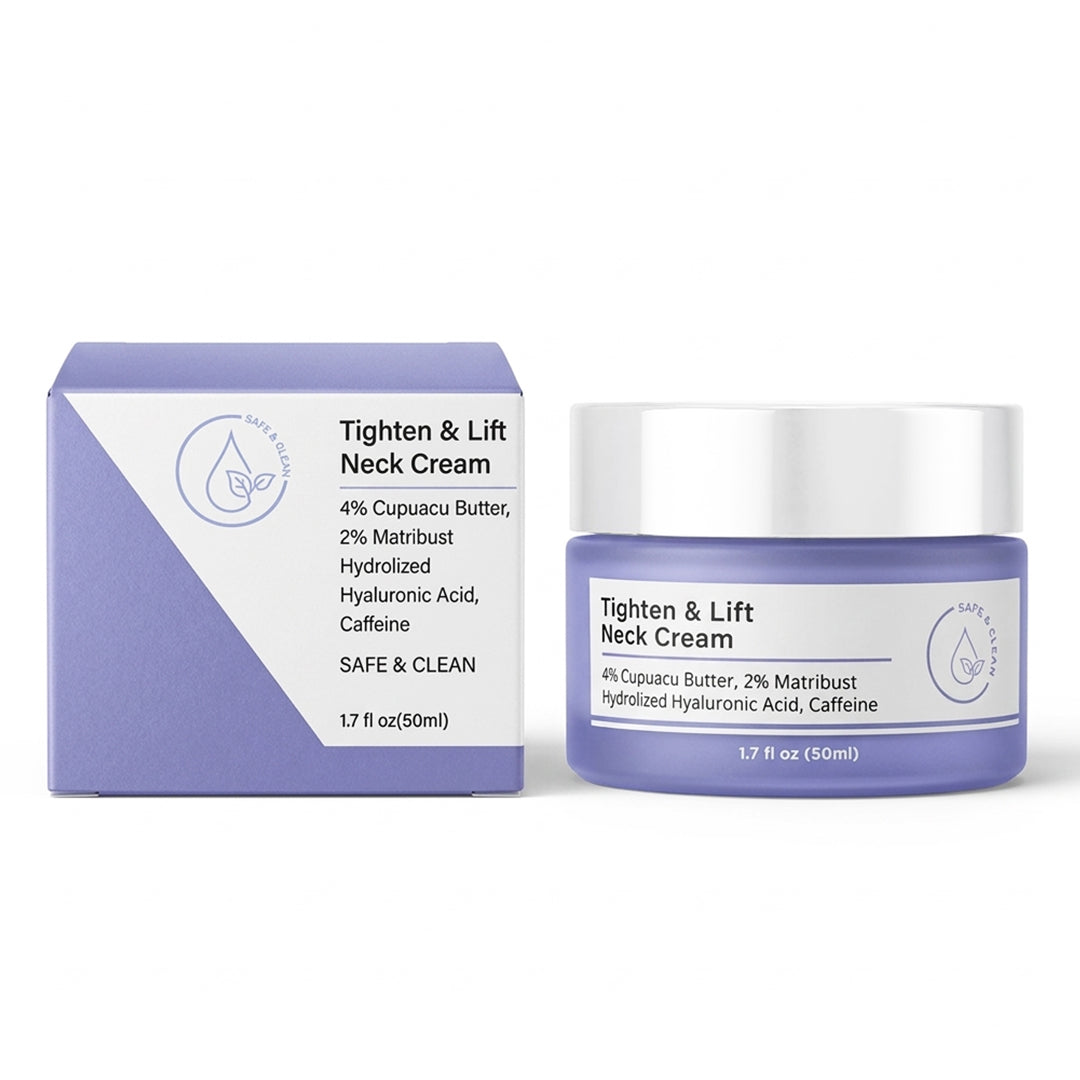 Lovocross Tech Neck Rescue Cream – Smooth Neck Lines, Firm & Deep Hydration
