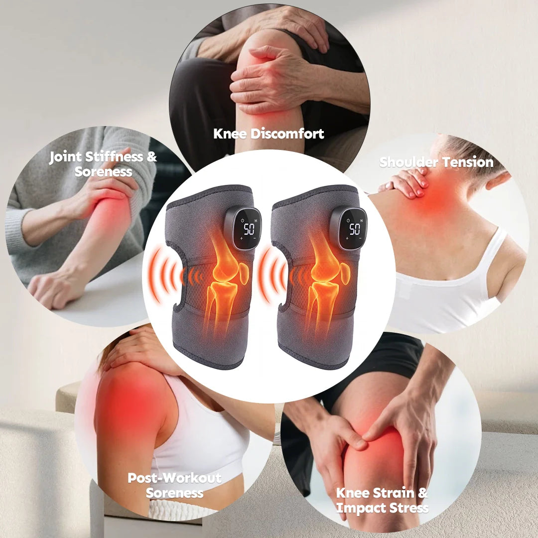 3-in-1 Cordless Heating Knee Massager