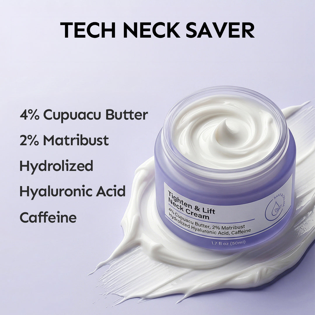 Lovocross Tech Neck Rescue Cream – Smooth Neck Lines, Firm & Deep Hydration
