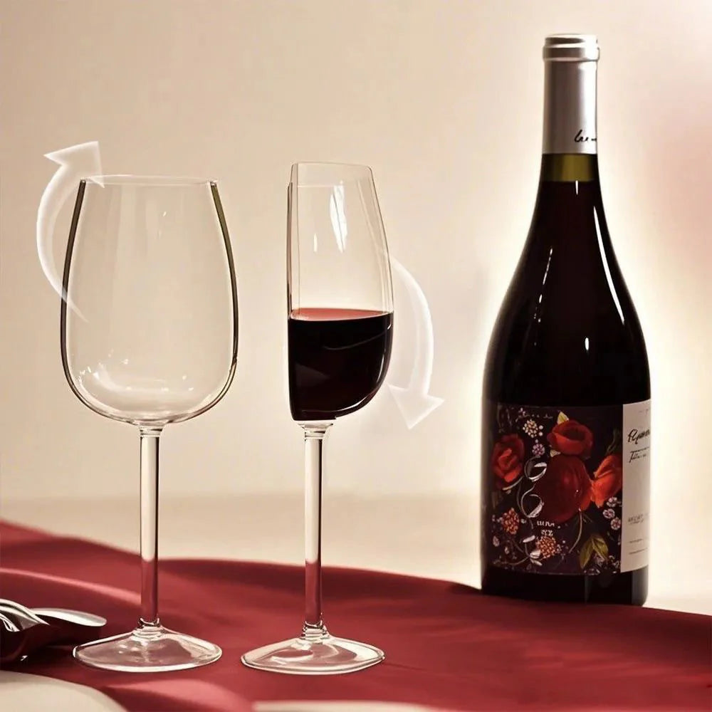 Half Full Stemmed Glass