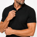 Capri - Men's Ultra Comfortable Pocket Polo Shirt