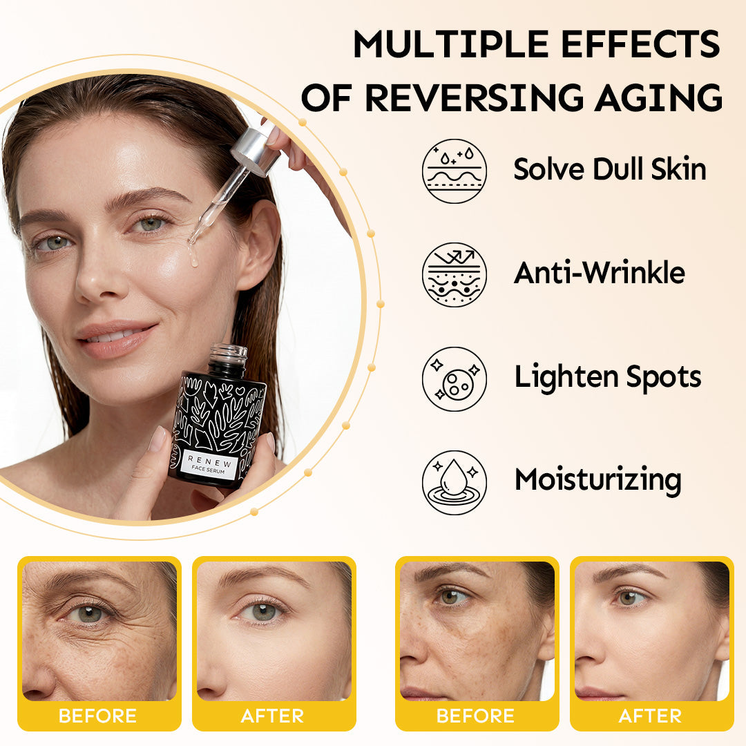 Lovocross Fine-Line Smoothing Night Serum Set – Botanical AHA, Low-Molecular Hyaluronate & 100% Aloe Base