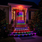 Cascading Christmas Tree Lights