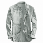 Kyoto - Men's Ultra Comfortable Band Collar Shirt