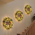 Evergreen Welcome Wreath