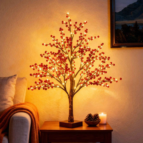 Red Berry Bloom Tree