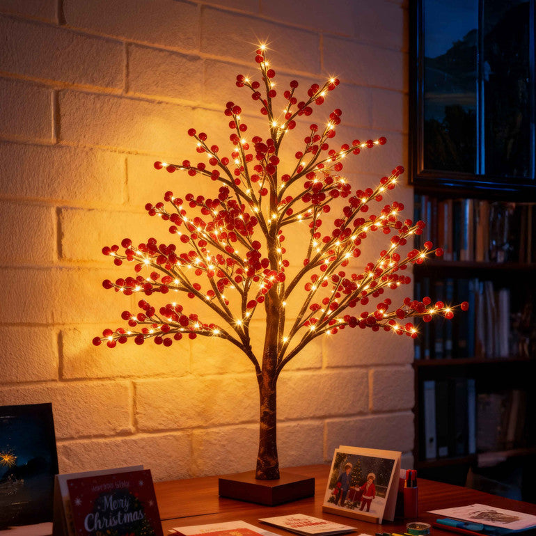 Red Berry Bloom Tree