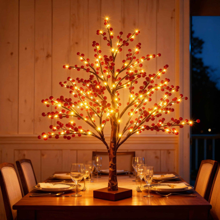 Red Berry Bloom Tree