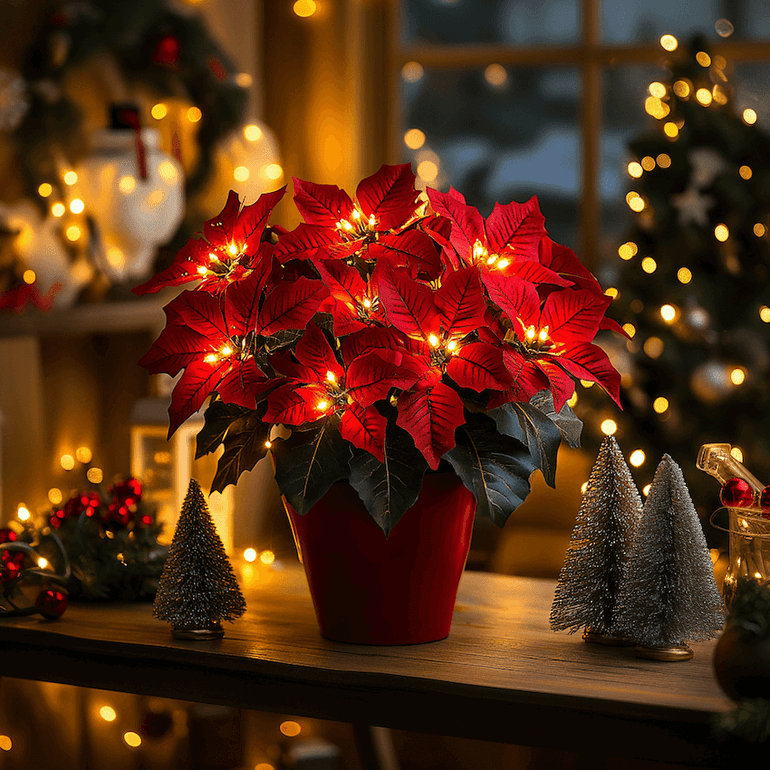 Radiant Ruby Poinsettia