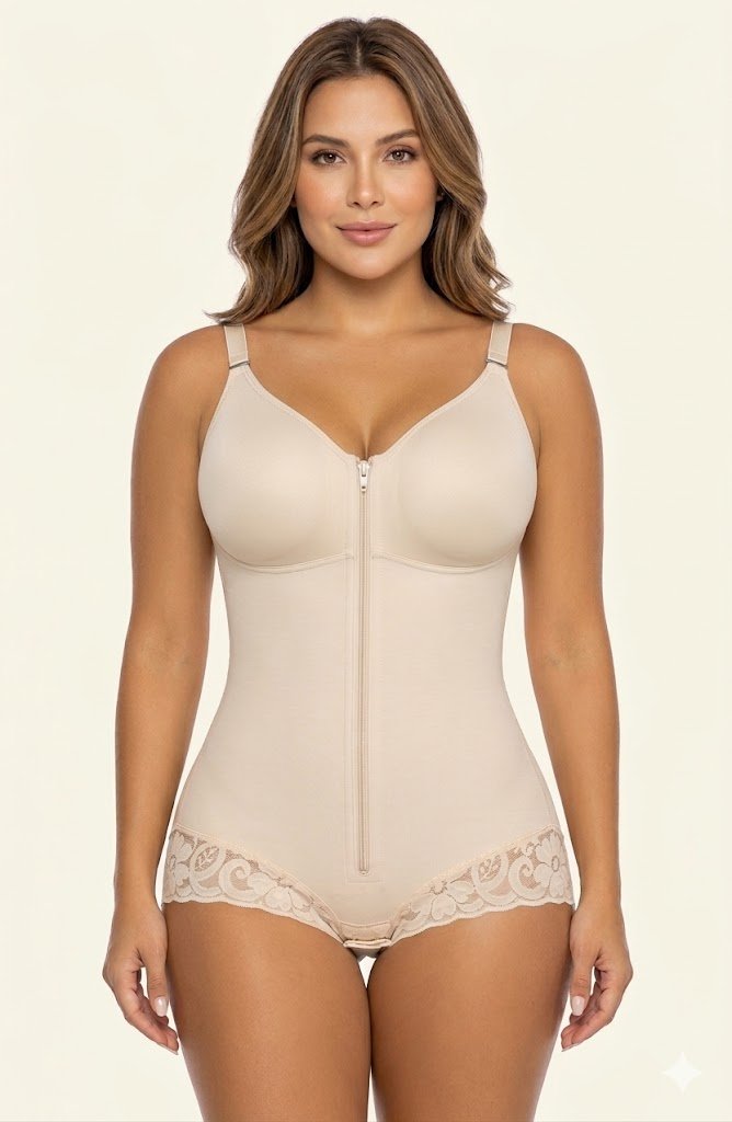 FAJAS COLOMBIANAS BREIF SHAPEWEAR TUMMY CONTROL BUTT LIFTER SHAPER WITH ZIPPER CROTCH - LUNA