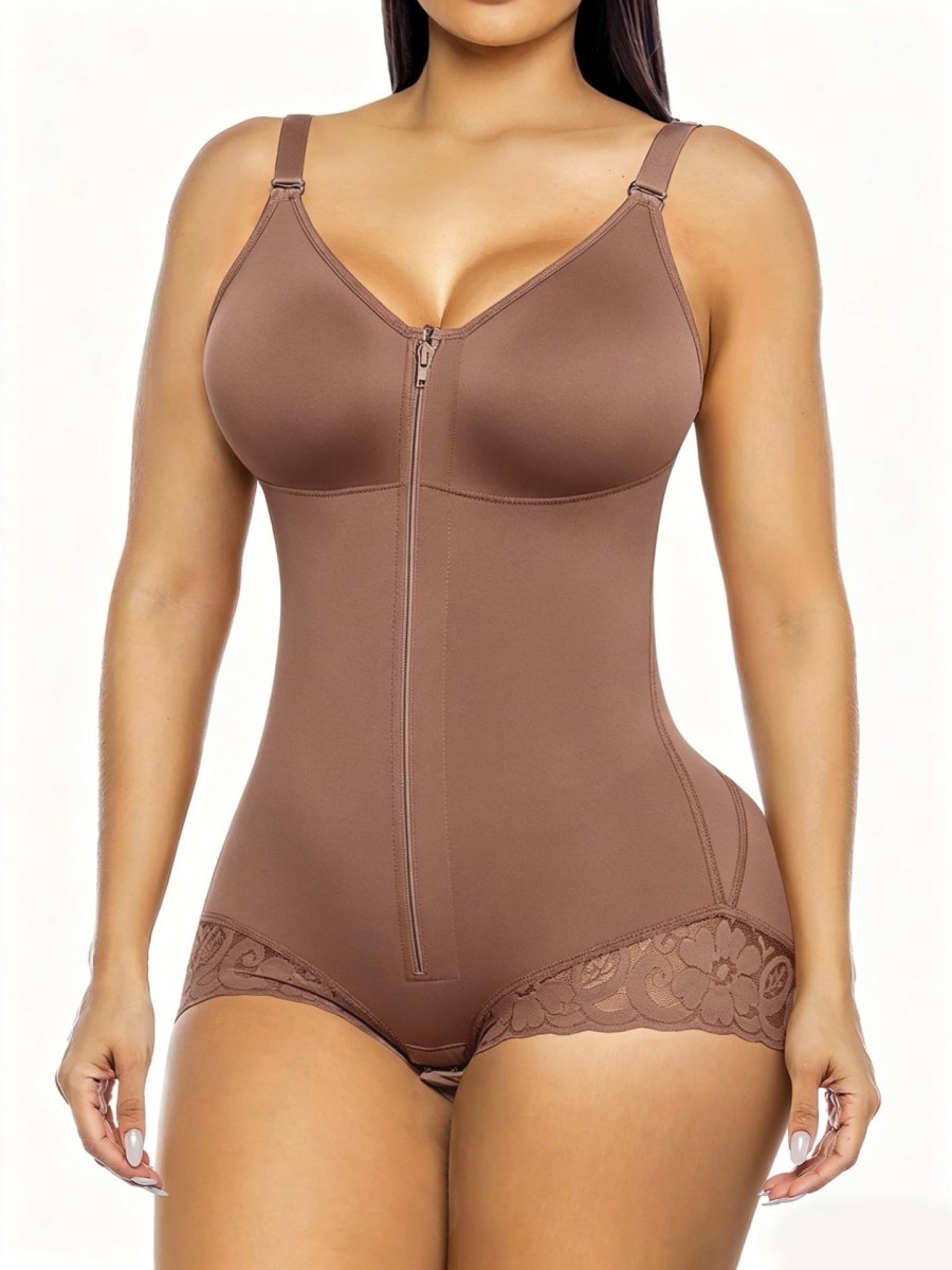 FAJAS COLOMBIANAS BREIF SHAPEWEAR TUMMY CONTROL BUTT LIFTER SHAPER WITH ZIPPER CROTCH - LUNA